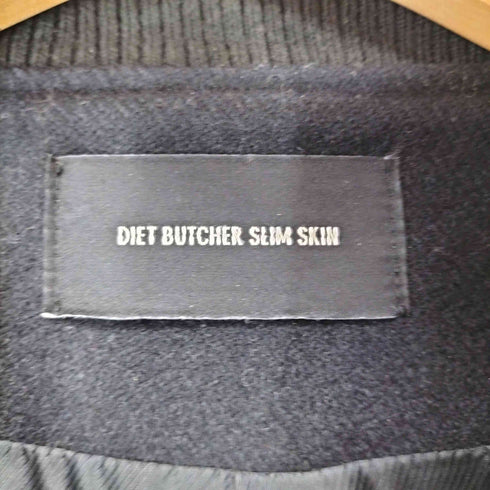 ダイエットブッチャースリムスキン DIET BUTCHER SLIM SKIN プリント加工ボンバーブルゾン メンズ